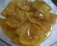 Doce de laranja com rum