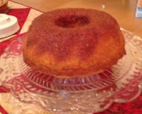 Bolo de Fubá com Laranja