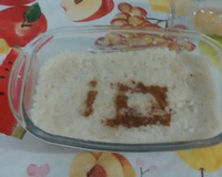 Arroz doce sem leite