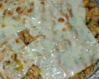 Macarrão com camarão delicioso