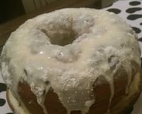 Bolo vulcão de leite ninho