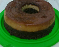 Bolo pudim de chocolate