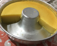 Bolo de mandioca congelada