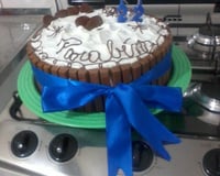 Bolo de Abacaxi com creme