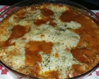 Lasanha de carne moída pratica