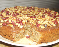 Bolo delícia de amendoim