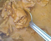 Estrogonofe de carne porco