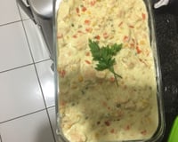 Peito de frango ao molho branco