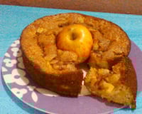 Bolo de banana e maçã
