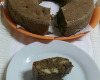 Bolo de Maçã Integral com Aveia e Passas