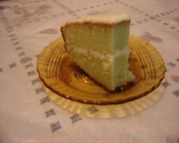 Bolo de limão com coco