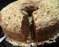 Bolo de chocolate e aveia