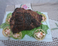 Fraldinha do Tiago Galiani recheada com farofa