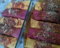 Panqueca colorida natural