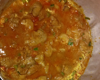 Miúdos de frango refogado