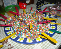 Pirulito de brigadeiro