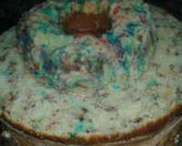 Bolo arco-íris da Dry