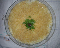 Fricassê de frango com molho gorgonzola