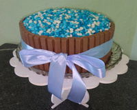 Bolo de Kit Kat à minha moda