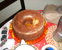 Bolo cremoso de fubá