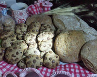 Bolachinha de Ovomaltine com nozes