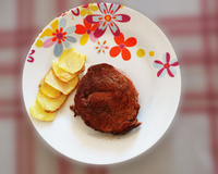 Medalhão de alcatra com batata dominó