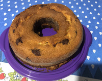 Bolo mármore de liquidificador