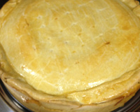 Empadão de frango com catupiry