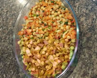 Salada de grão-de-bico