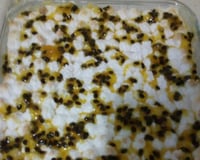 Pavê de maracujá com suspiro