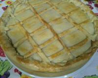 Empadão de frango e palmito