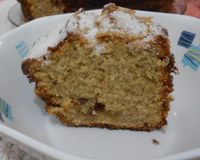 Bolo de maçã com canela