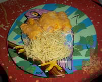 Enroladinho de frango ao creme de milho