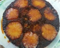 Bolo de abacaxi em calda