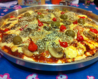 Pizza simplificada da minha mãe