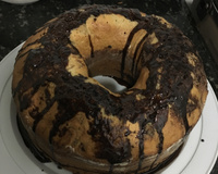 Bolo mármore para lanche