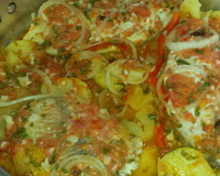 Filé de tilápia ao leite de coco