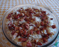 Arroz com pinhão