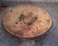 Escondidinho de batata com carne seca