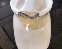 Suco de maracujá com leite