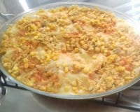 Macarronada de frango com creme de leite