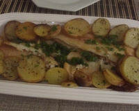 Filé de pescada ao forno