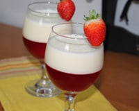 Gelatina com creme