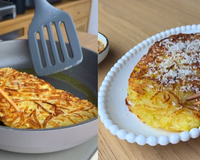 A panqueca coreana que viralizou em reality gastronômico mostra um jeito diferente de comer batatas: crocante, simples e barato