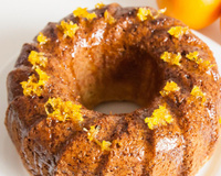 Bolo de laranja na airfryer