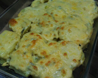 Batatas ao forno com maionese