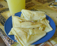 Pão de queijo de sanduicheira