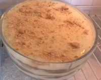 Torta de bolacha com café