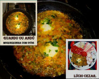 Guandu ou andú (moquequinha com ovos)