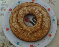 Bolo integral de aveia